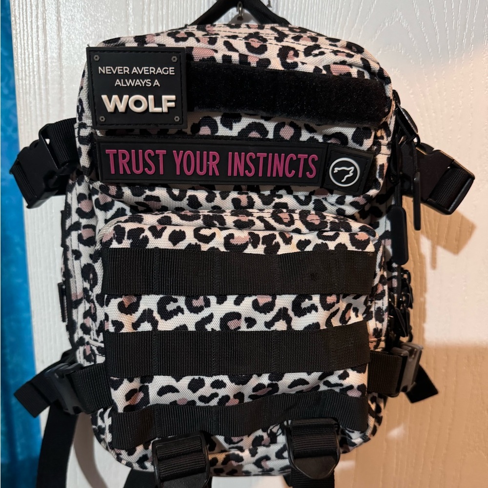Authentic hardly used WOLFpak mini backpack with free Velcro patches!!
